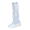 LN-1577108 Anti-static Cleanroom Shoes White/Blue color Safety Shoes Lab Boots ESD High Boots